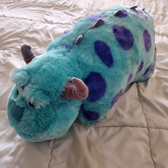 Disney Pixar Sulley Pillow, Monsters Inc. Stuffed Animal - Picture 1 of 9